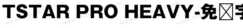 TSTAR PRO HEAVY字体转换